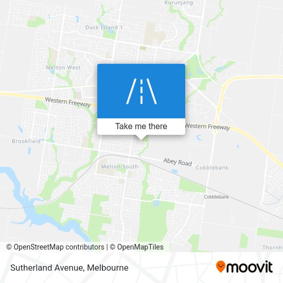 Sutherland Avenue map