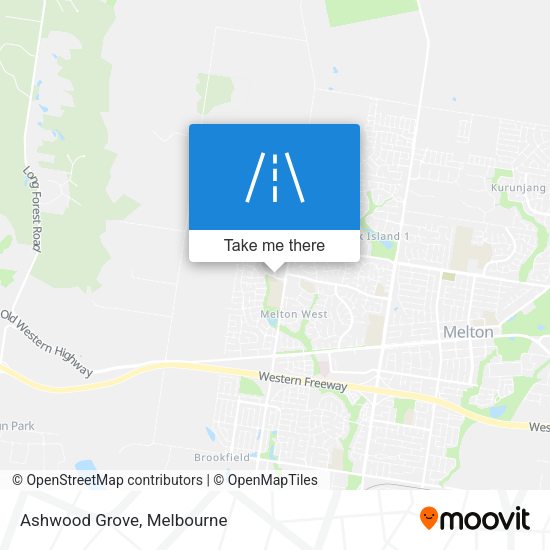 Ashwood Grove map