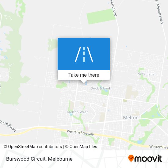 Burswood Circuit map