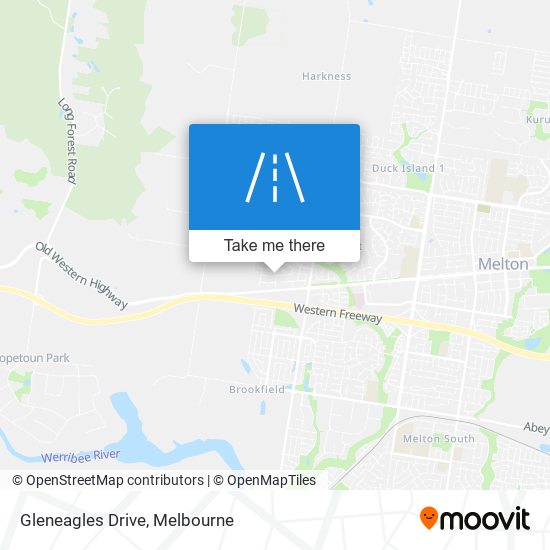 Mapa Gleneagles Drive