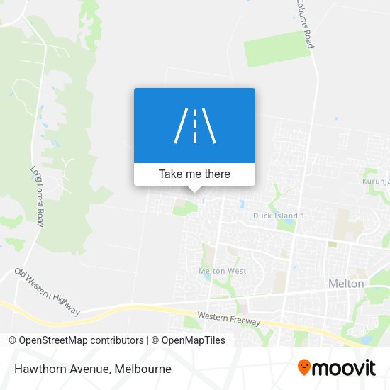 Hawthorn Avenue map