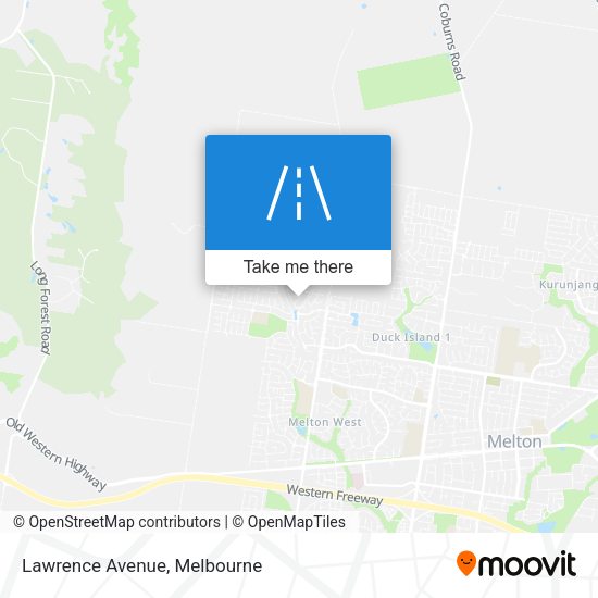 Lawrence Avenue map