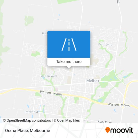 Orana Place map