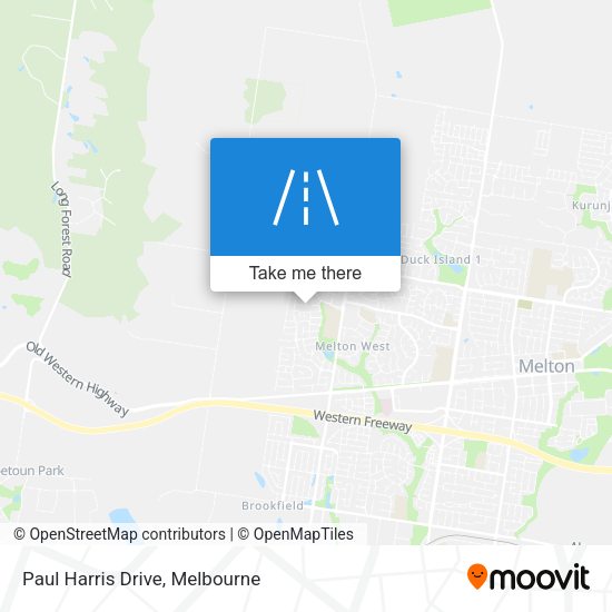 Paul Harris Drive map