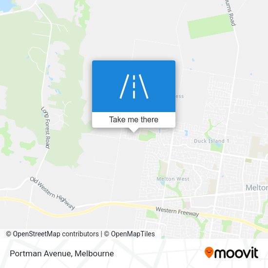 Portman Avenue map