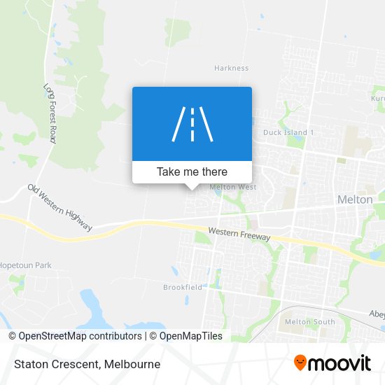 Staton Crescent map