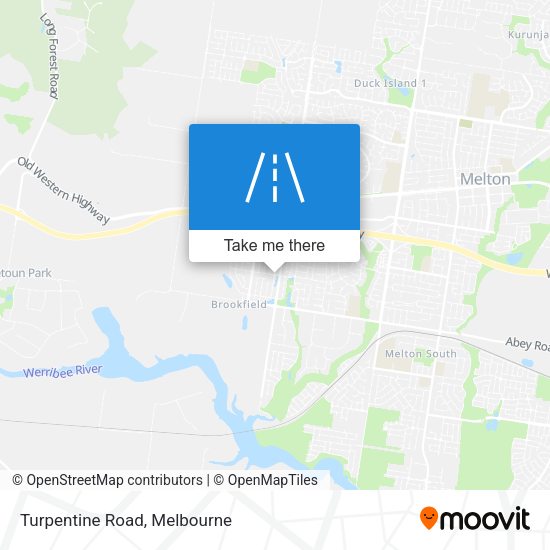 Turpentine Road map