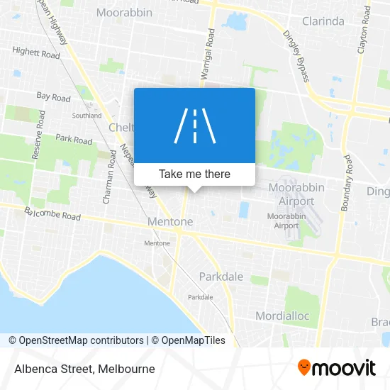 Albenca Street map