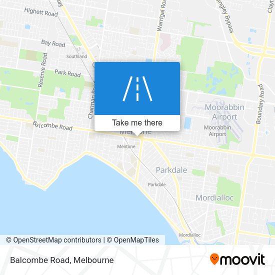 Balcombe Road map
