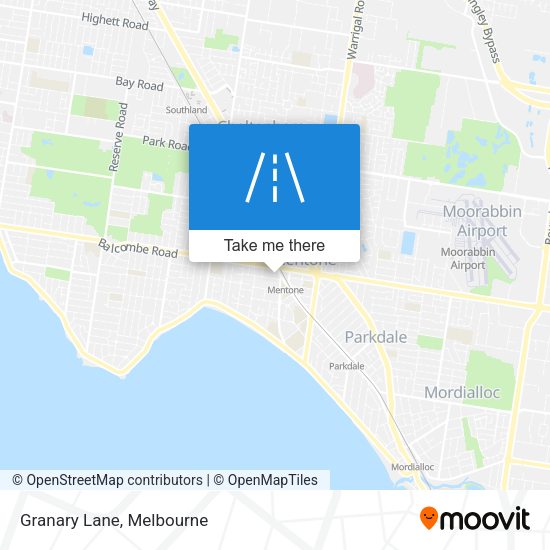 Granary Lane map