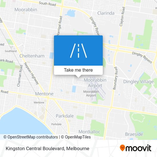 Kingston Central Boulevard map