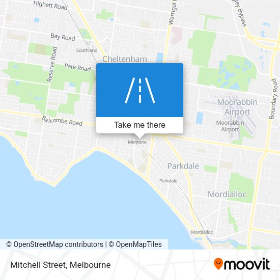 Mitchell Street map