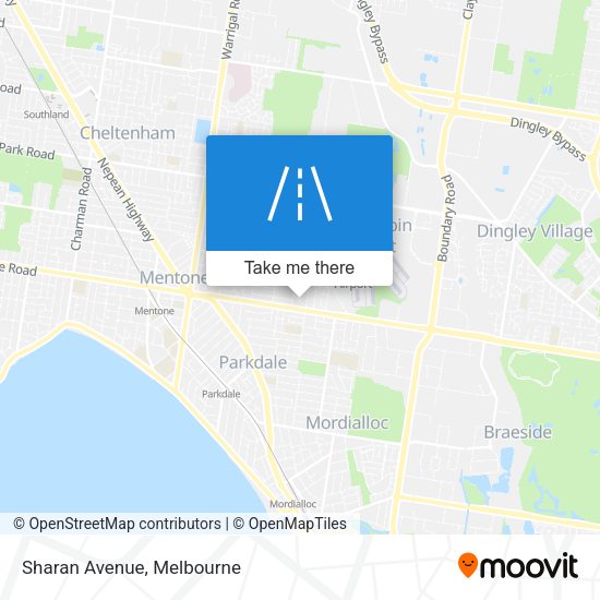 Sharan Avenue map