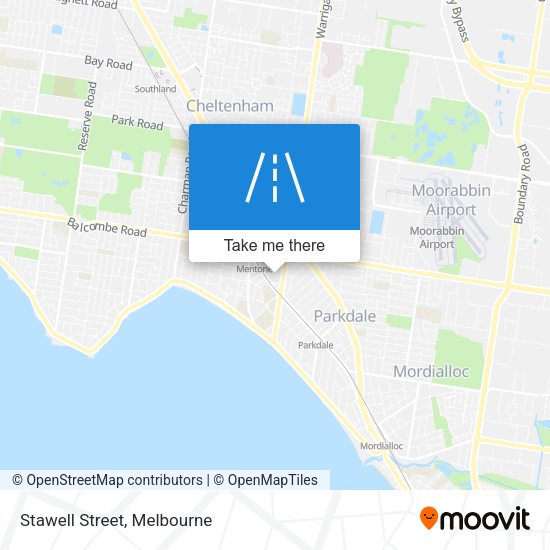 Stawell Street map