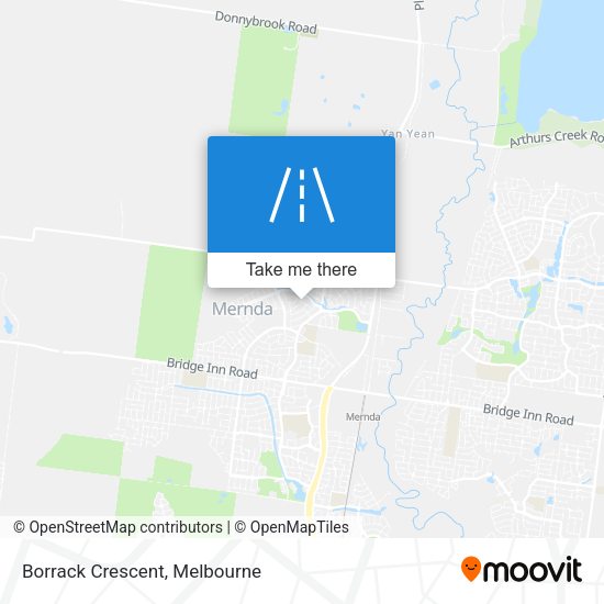 Borrack Crescent map