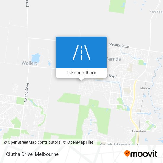 Mapa Clutha Drive