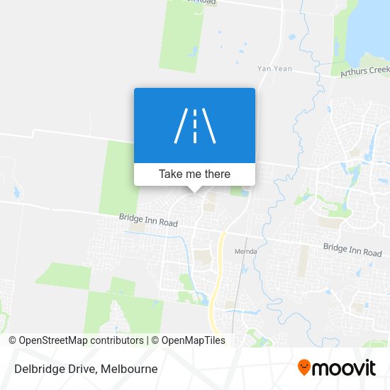 Delbridge Drive map