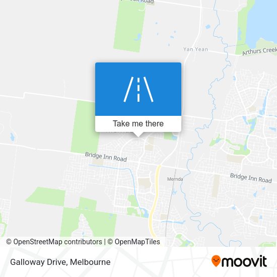 Galloway Drive map