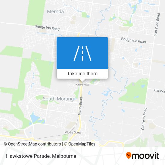 Hawkstowe Parade map