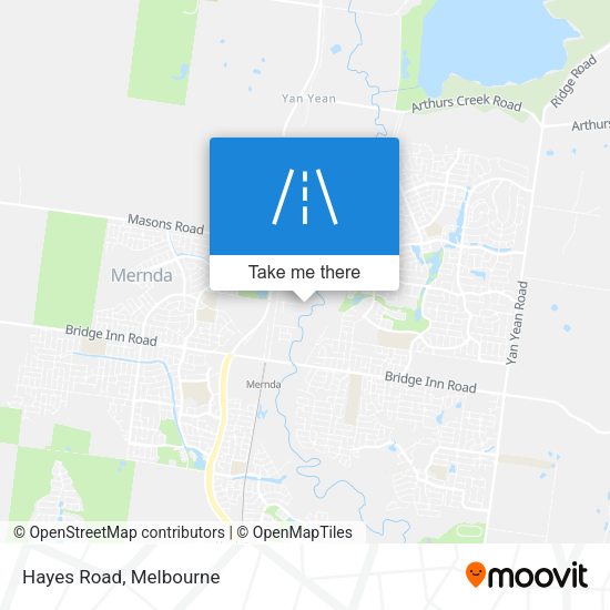Hayes Road map