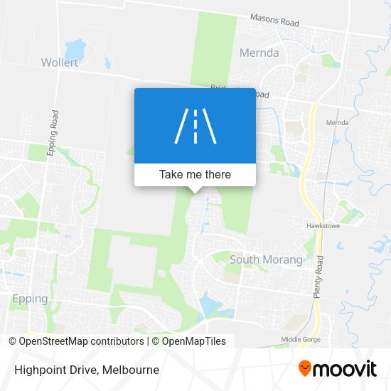 Highpoint Drive map