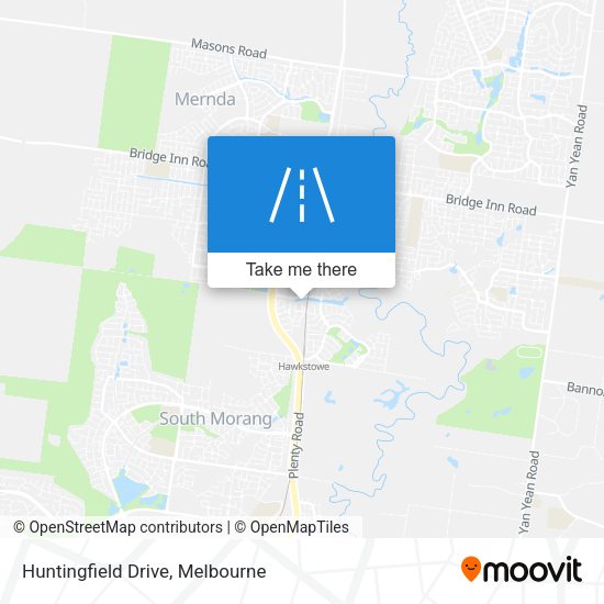 Huntingfield Drive map