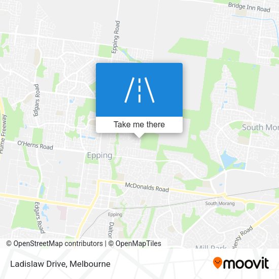 Ladislaw Drive map