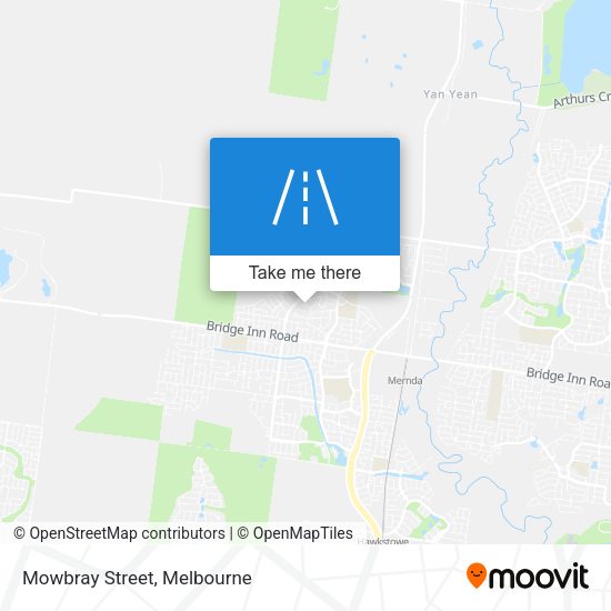 Mowbray Street map