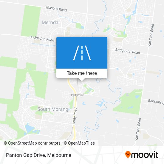 Panton Gap Drive map