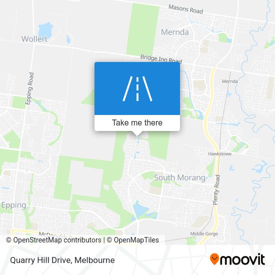 Quarry Hill Drive map