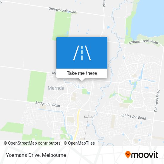 Yoemans Drive map