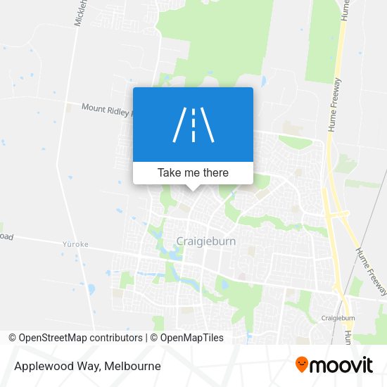 Applewood Way map
