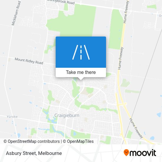 Asbury Street map