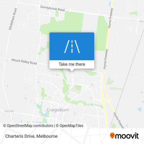 Charteris Drive map