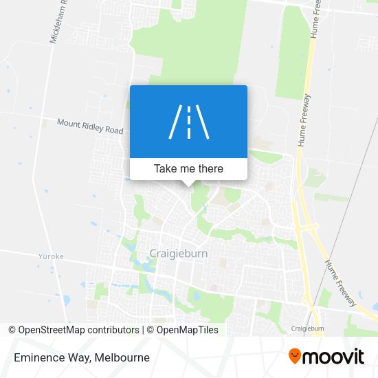 Eminence Way map