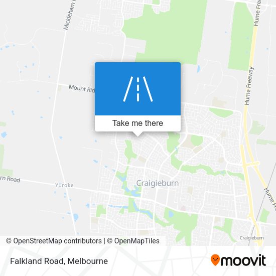 Falkland Road map