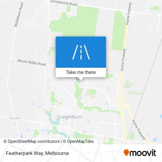 Featherpark Way map