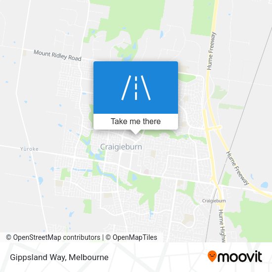 Gippsland Way map