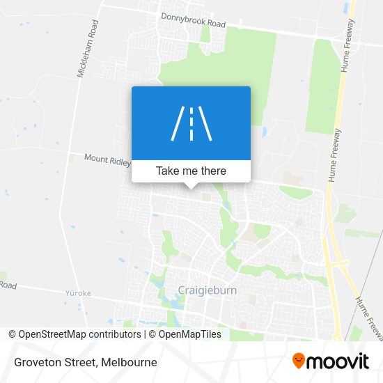 Groveton Street map