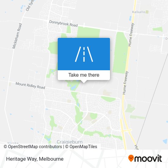 Heritage Way map