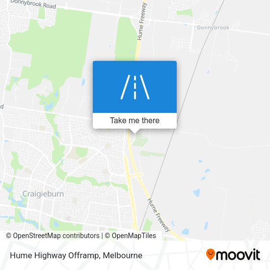 Hume Highway Offramp map
