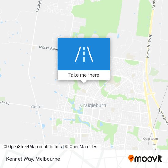 Kennet Way map