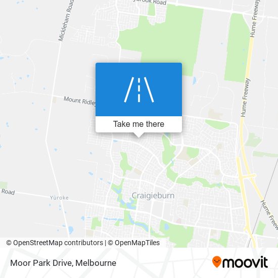 Moor Park Drive map