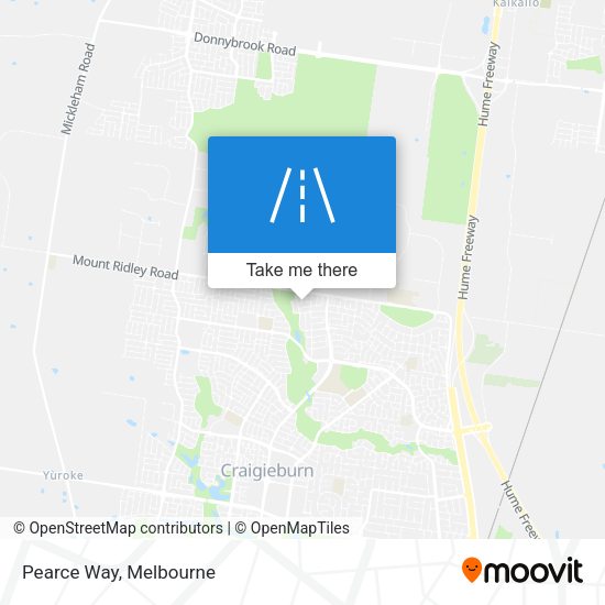 Pearce Way map