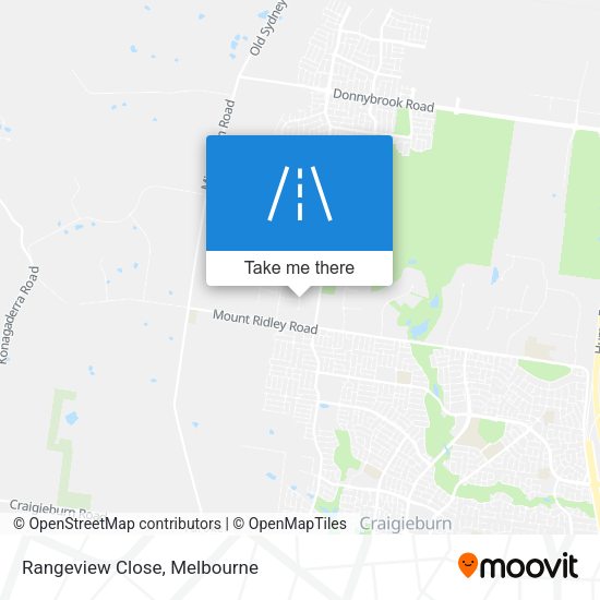 Rangeview Close map