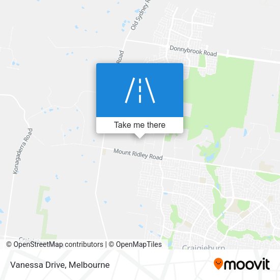 Vanessa Drive map