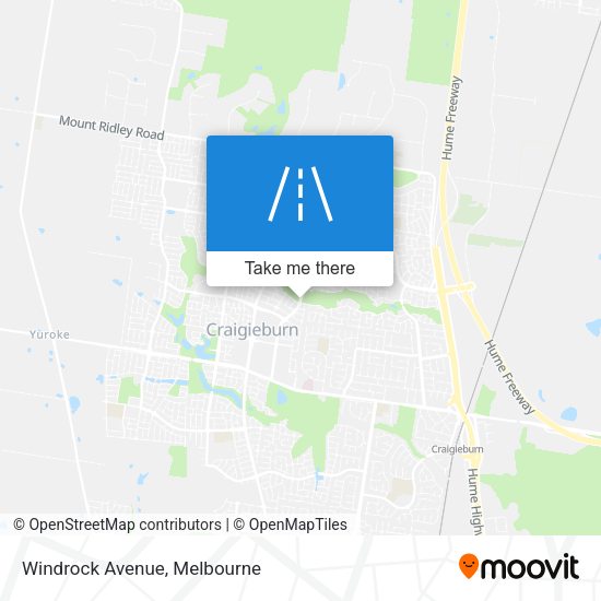Windrock Avenue map