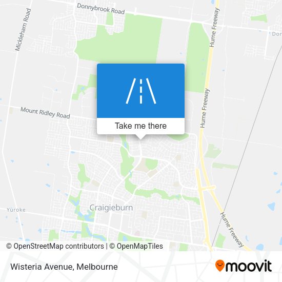 Wisteria Avenue map