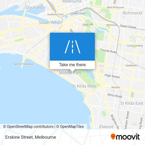 Erskine Street map