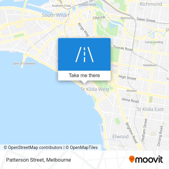 Patterson Street map